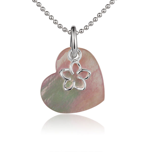 Island Heart Mother of Pearl Pendant