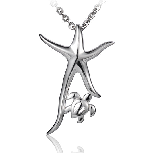 Starfish & Sea Turtle Pendant