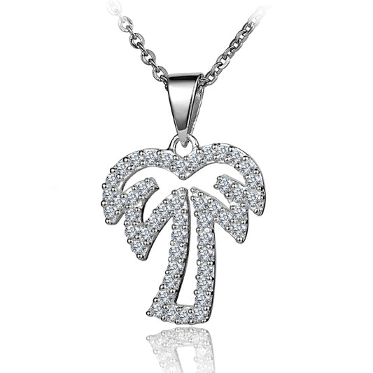 Shining Light Palm Tree Pendant