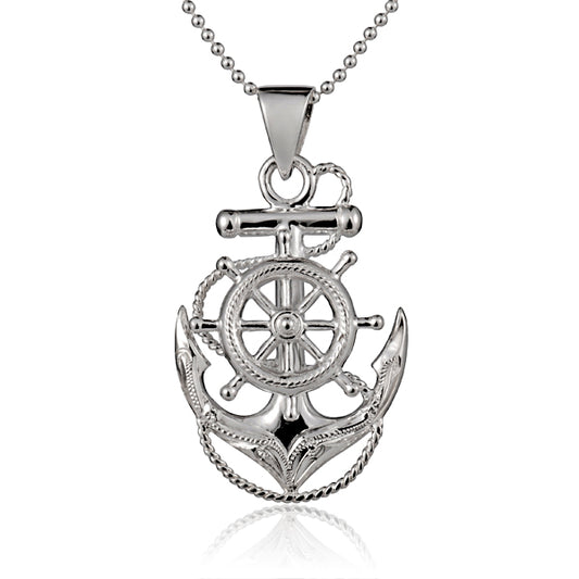 Sail the Seas Anchor Pendant