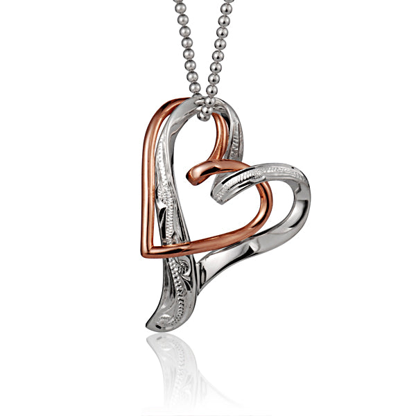 Doublez le pendentif d'amour