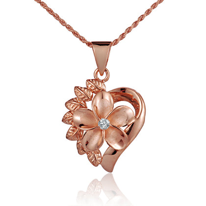 Blooming Heart Pendant