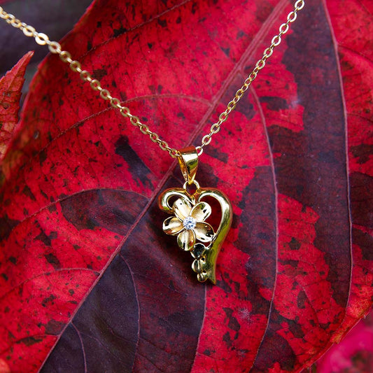 Blooming Heart Pendant