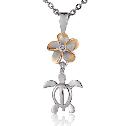 Plumeria Land & Sea Pendant