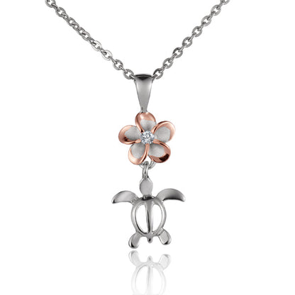 Plumeria Land & Sea Pendant