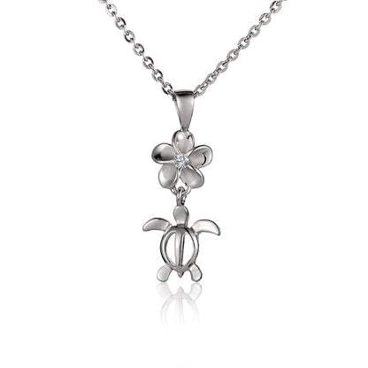 Plumeria Land & Sea Pendant