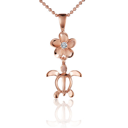 Plumeria Land & Sea Pendant