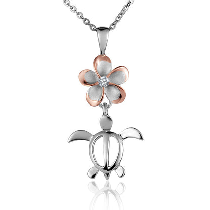 Plumeria Land & Sea Pendant