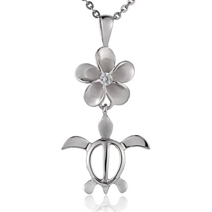 Plumeria Land & Sea Pendant