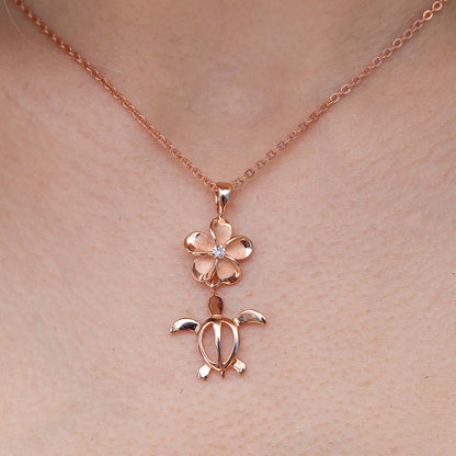 Plumeria Land & Sea Pendant