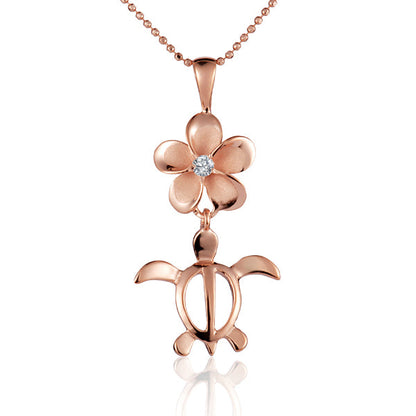 Plumeria Land & Sea Pendant
