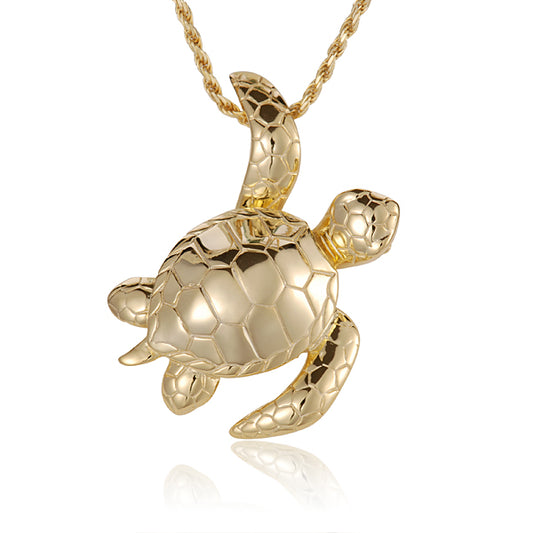 Sea Turtle Gloss Pendant