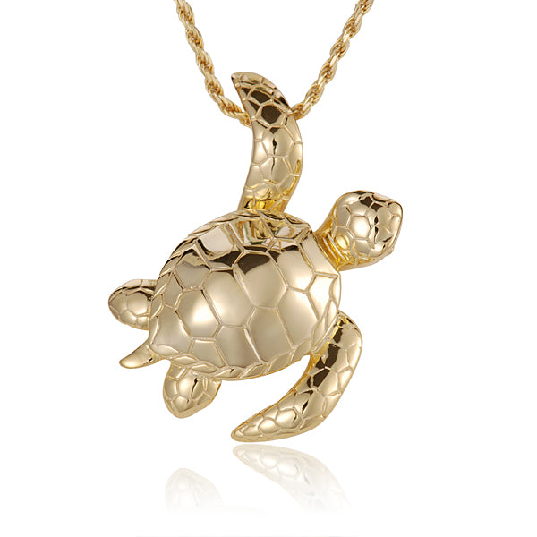 Pendentif brillant tortue de mer
