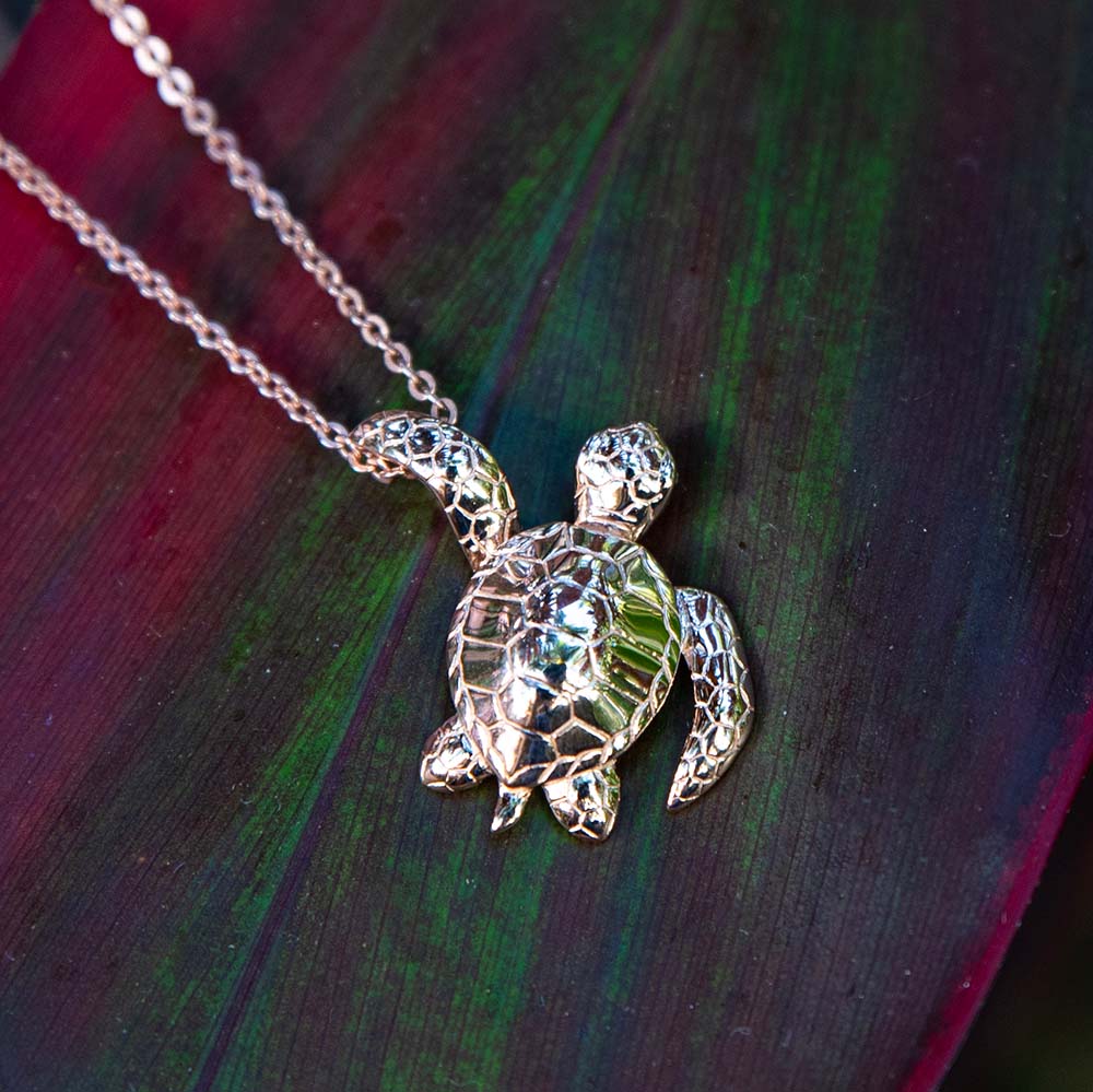 Pendentif brillant tortue de mer