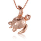 Pendentif brillant tortue de mer