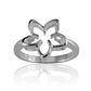 Plumeria Cutout Ring