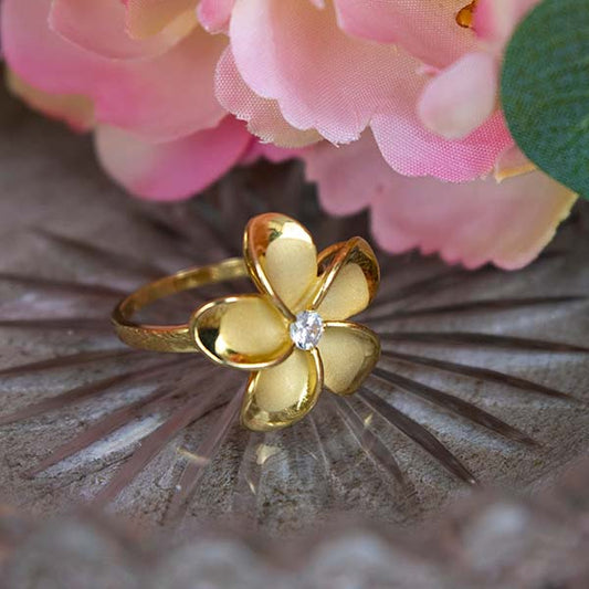 Plumeria Ring