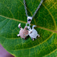 Sea Turtle Lovers Frost Pendant