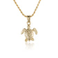 Pendentif brillant tortue de mer
