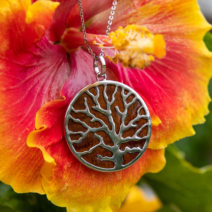 Koa Wood Coral Medallion