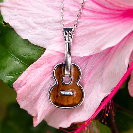 Koa Wood Ukulele Pendant