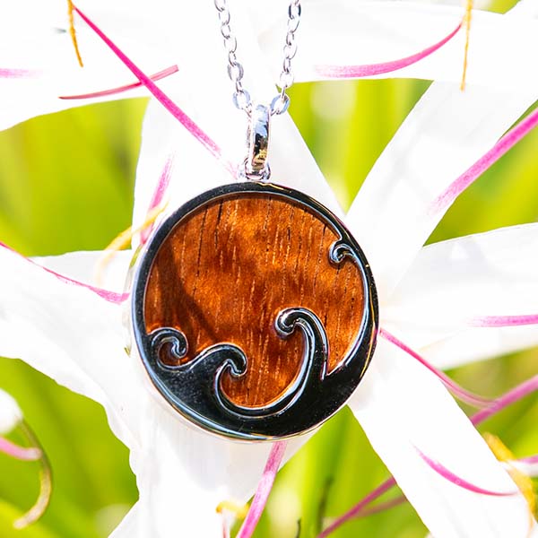 Koa Wood Sea Breeze Medallion