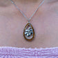 Koa Wood Tropical Teardrop Pendant