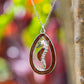 Koa Wood Tropical Teardrop Pendant