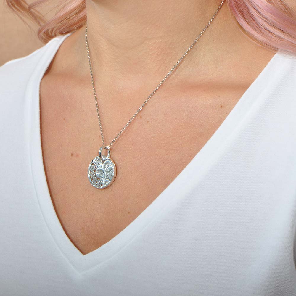 Marine Blossom Medallion Pendant
