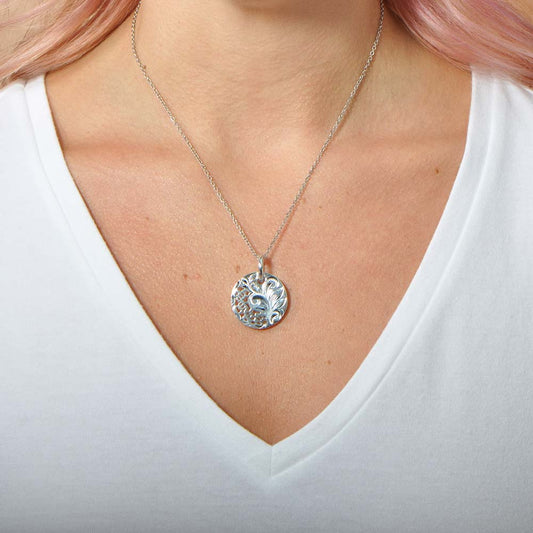 Marine Blossom Medallion Pendant