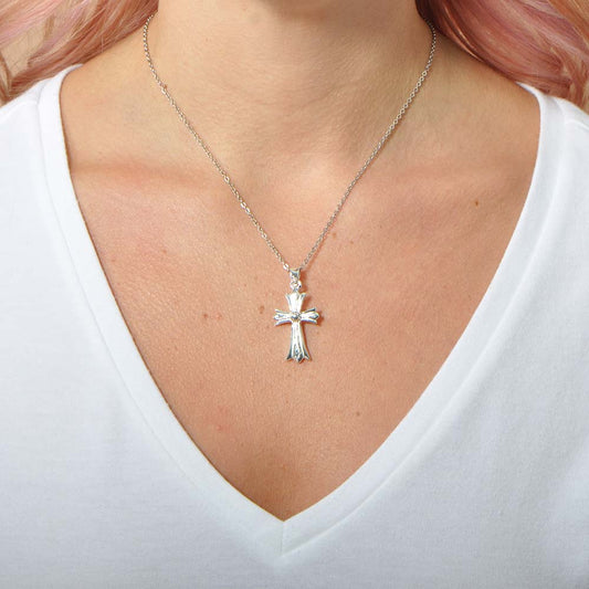 Art Deco Cross Pendant