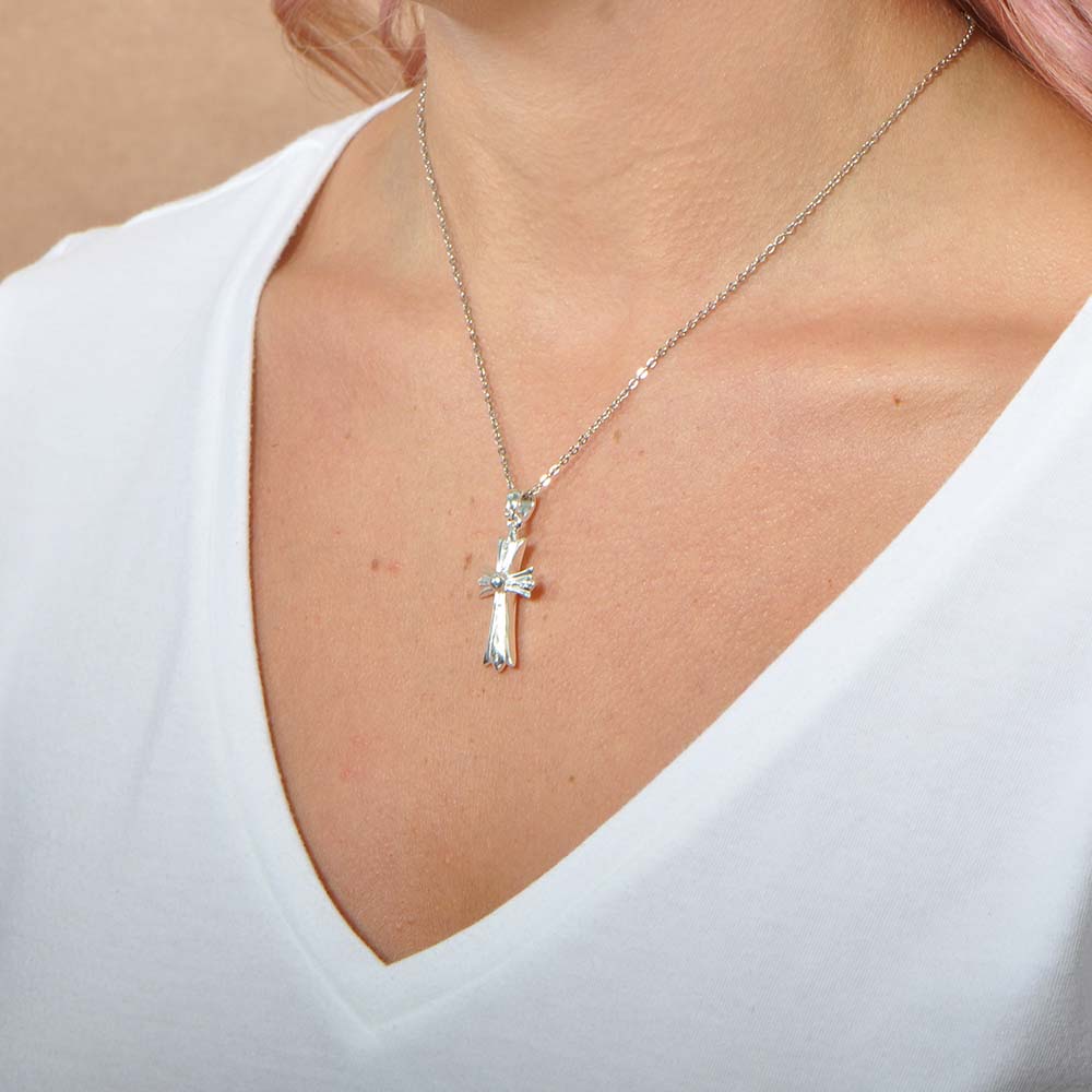Art Deco Cross Pendant