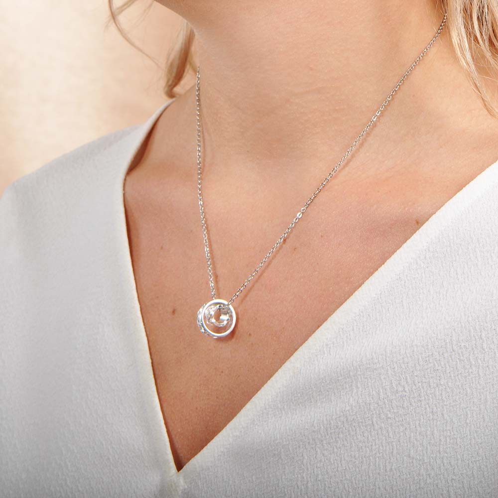 Forever and Always Double Ring Pendant