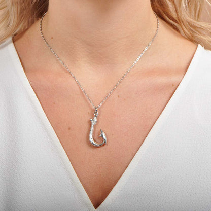 Strength & Beauty Fishhook Pendant