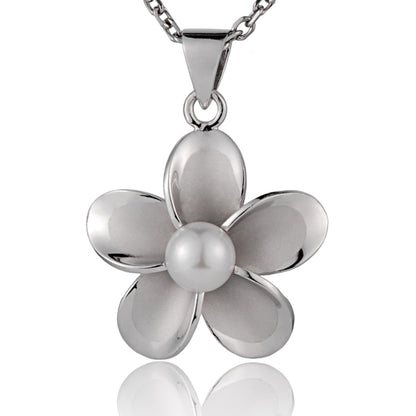 Pendentif Plumeria Perle