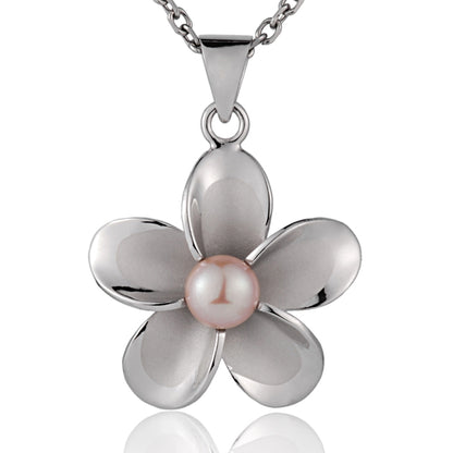 Pendentif Plumeria Perle