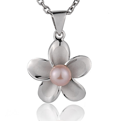 Pendentif Plumeria Perle