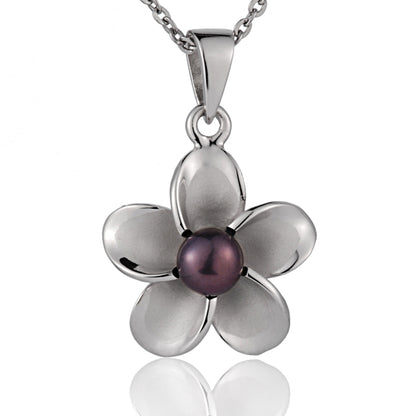 Pendentif Plumeria Perle