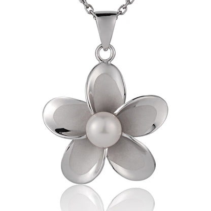Pendentif Plumeria Perle