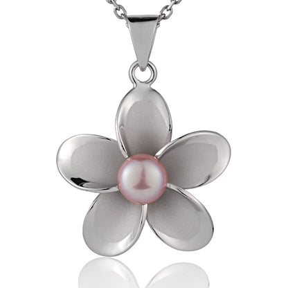 Pendentif Plumeria Perle