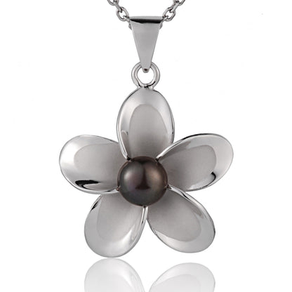 Pendentif Plumeria Perle