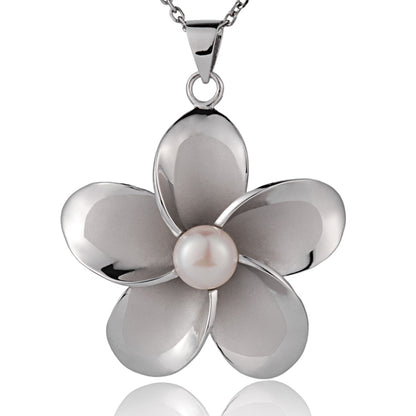 Pendentif Plumeria Perle