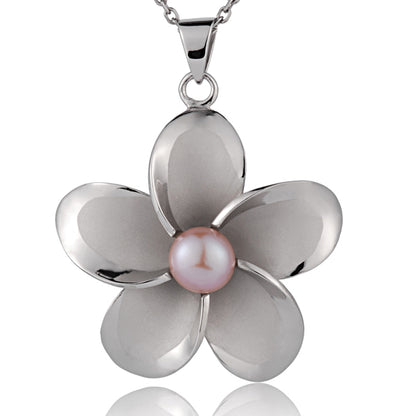 Pendentif Plumeria Perle