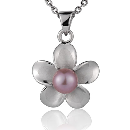 Pendentif Plumeria Perle