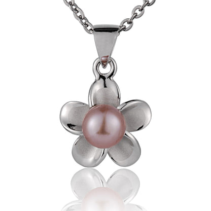 Pendentif Plumeria Perle