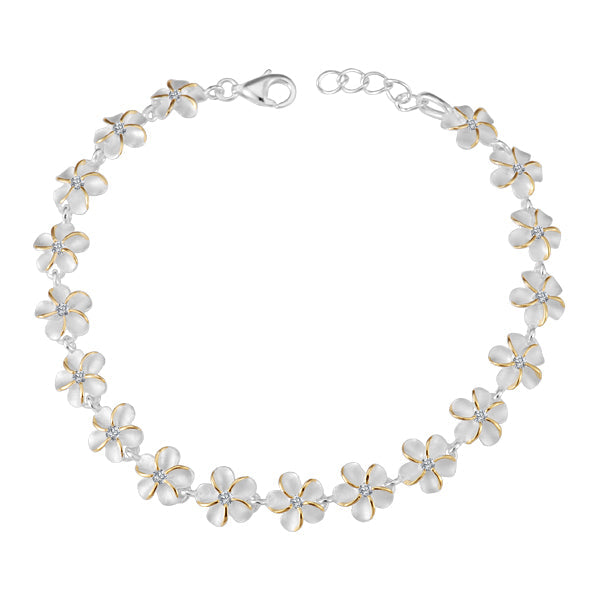 Plumeria Matte Bracelet