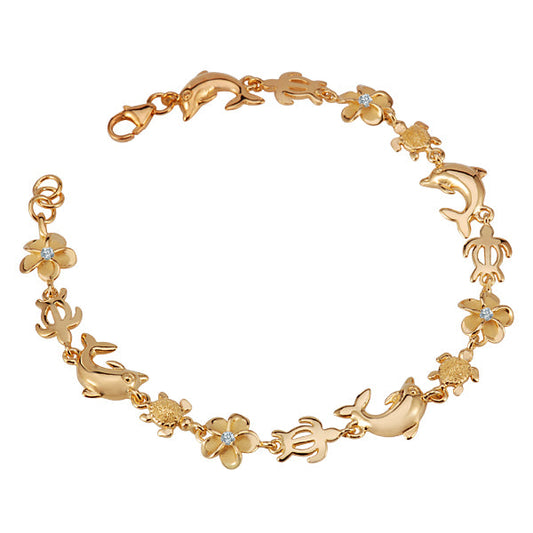 Plumeria & Friends Bracelet