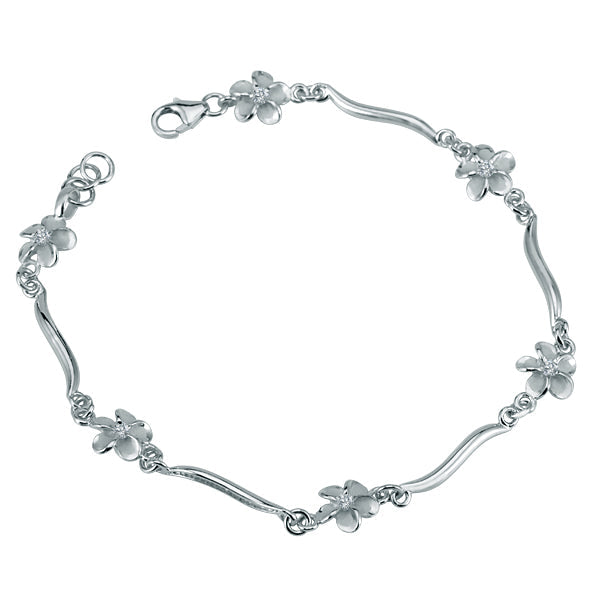 Bracelet barre lumineuse Plumeria