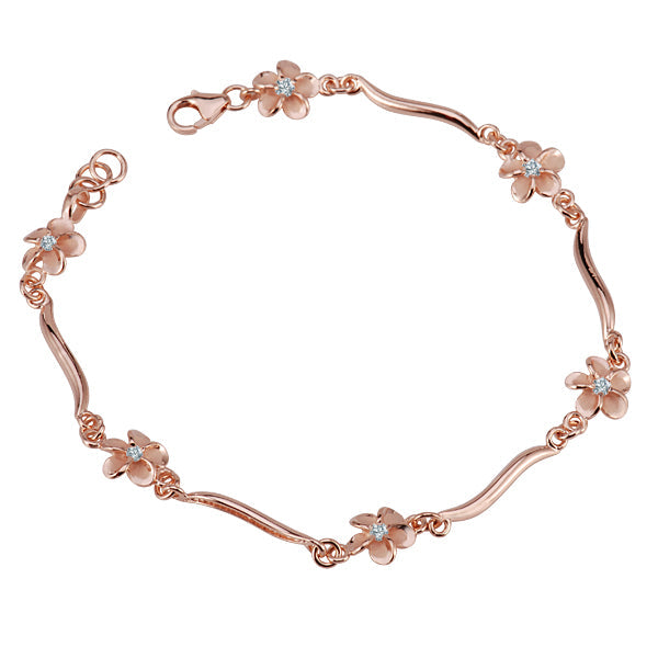 Bracelet barre lumineuse Plumeria