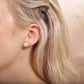 Boucles d'oreilles à tige hibiscus mat